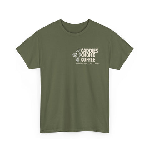 Caddies Choice Coffee Unisex Heavy Cotton Tee - Perfect Gift for Coffee Lovers