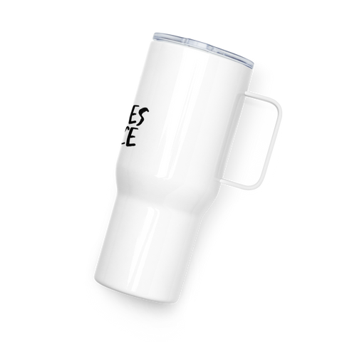 Travel mug with a handle 25 oz (739 ml)
